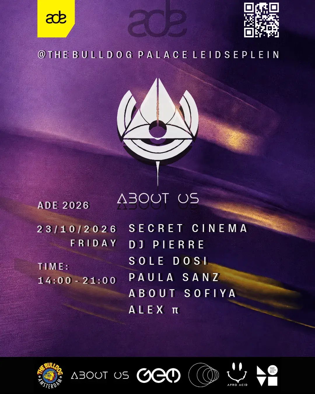 ADE 2026 @ The Bulldog Palace Leidseplein